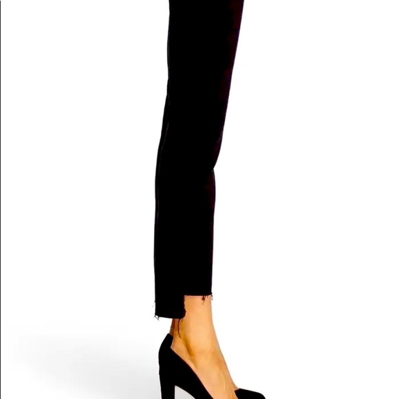 Straight frayed high-rise straight-leg jeans size 28 in excellent condition - Picture 1 of 12